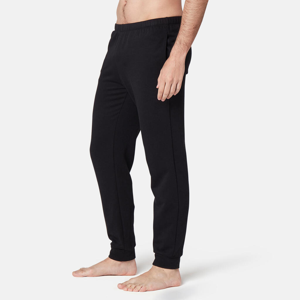 Pantalon Jogging Fitness Homme - 100 Bleu noir