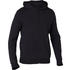 Hooded zip jacket - black