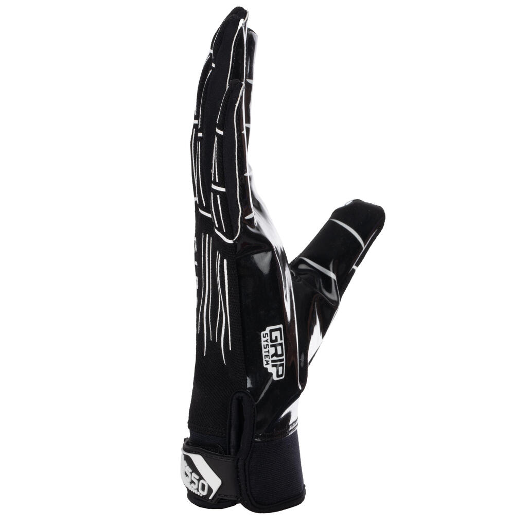 Adult American Football Gloves AF550GR - Black