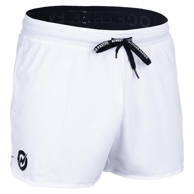 Short de handball femme H100 blanc