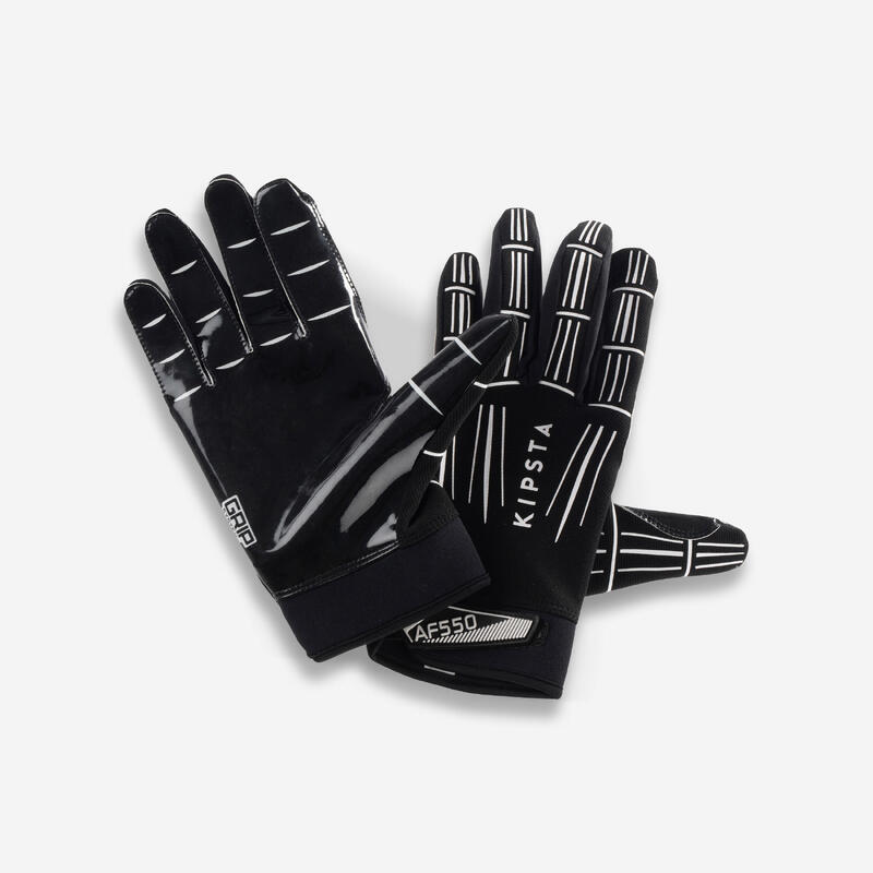 Guantes Jordan para receptor de futbol americano Black