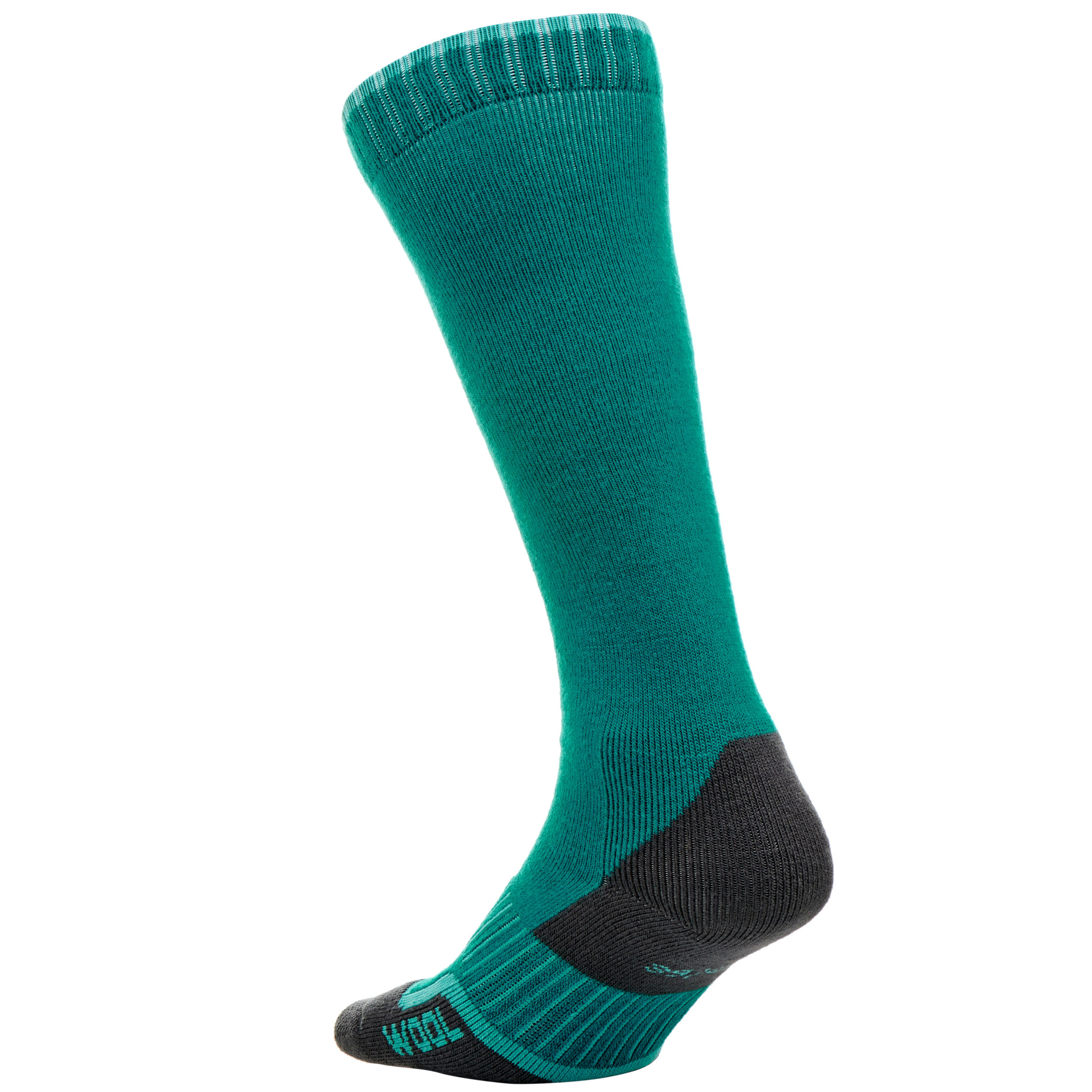 100 Adult Ski Socks - Green 2/4
