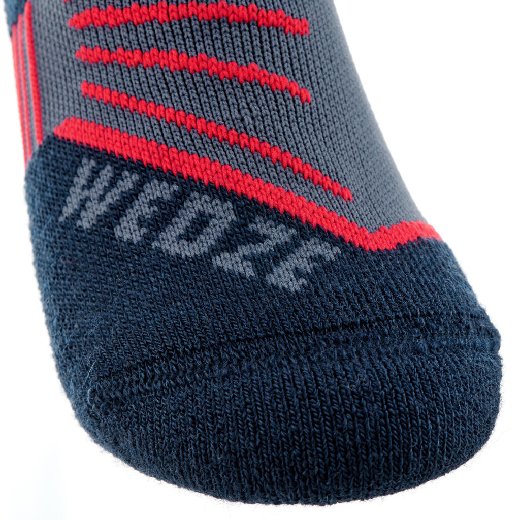 CHILDREN'S SKI SOCKS 500 - NAVY BLUE