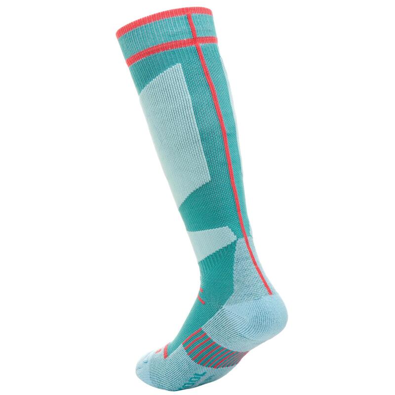 CHAUSSETTES DE SKI ENFANT 500 - BLEUE