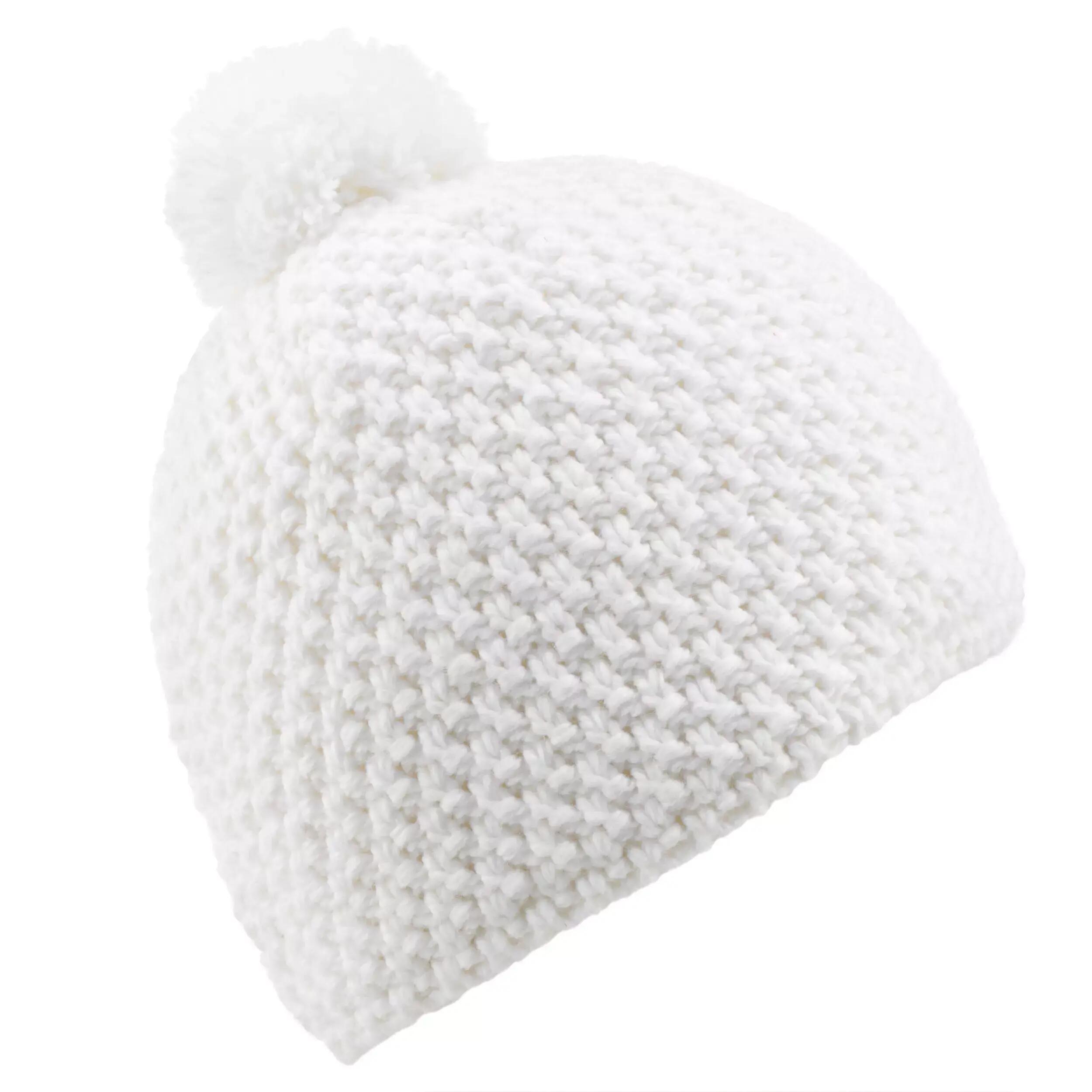 ADULT SKI HAT - TIMELESS - WHITE -  2
