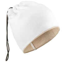 ADULT SKIING REVERSIBLE NECK WARMER SNOW - WHITE