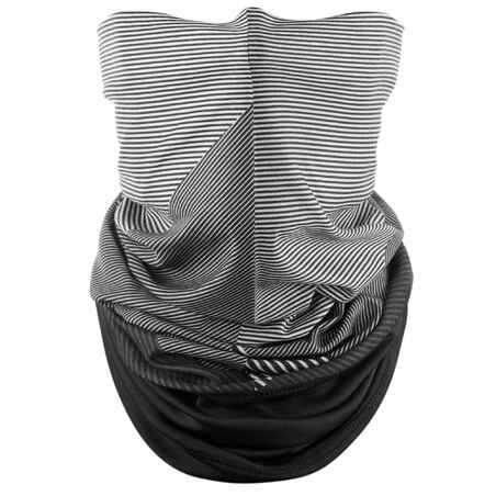 ADULT HIGH-TECH SKI NECK WARMER - HUG - BLACK