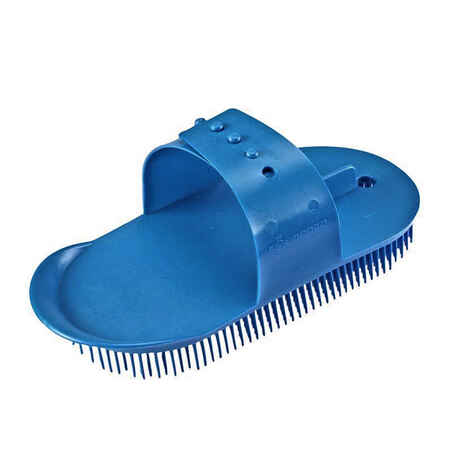 Adult Large Horse Riding Sarvis Curry Comb Schooling - Blue