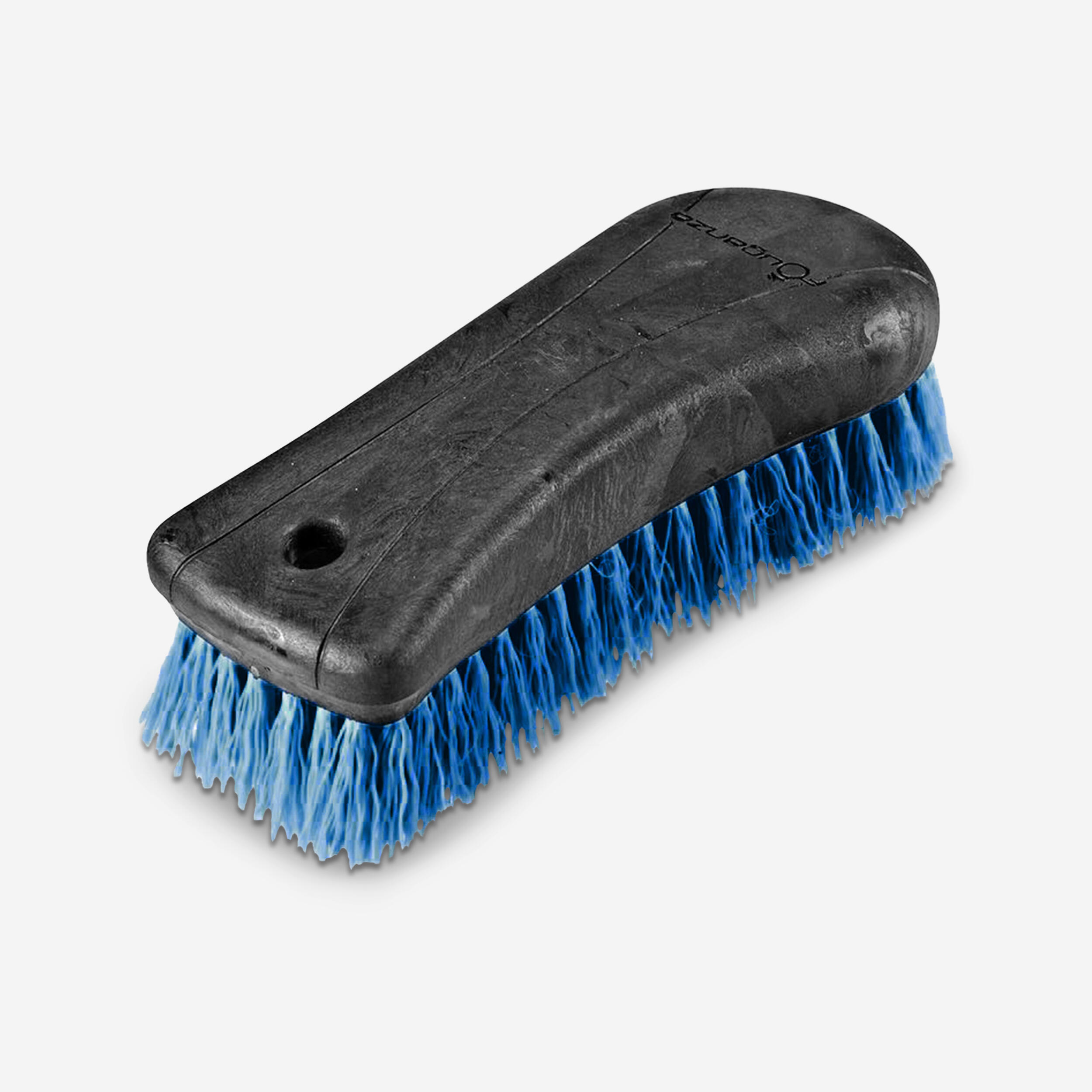 Brosse dure grand modèle équitation COURS bleue - FOUGANZA