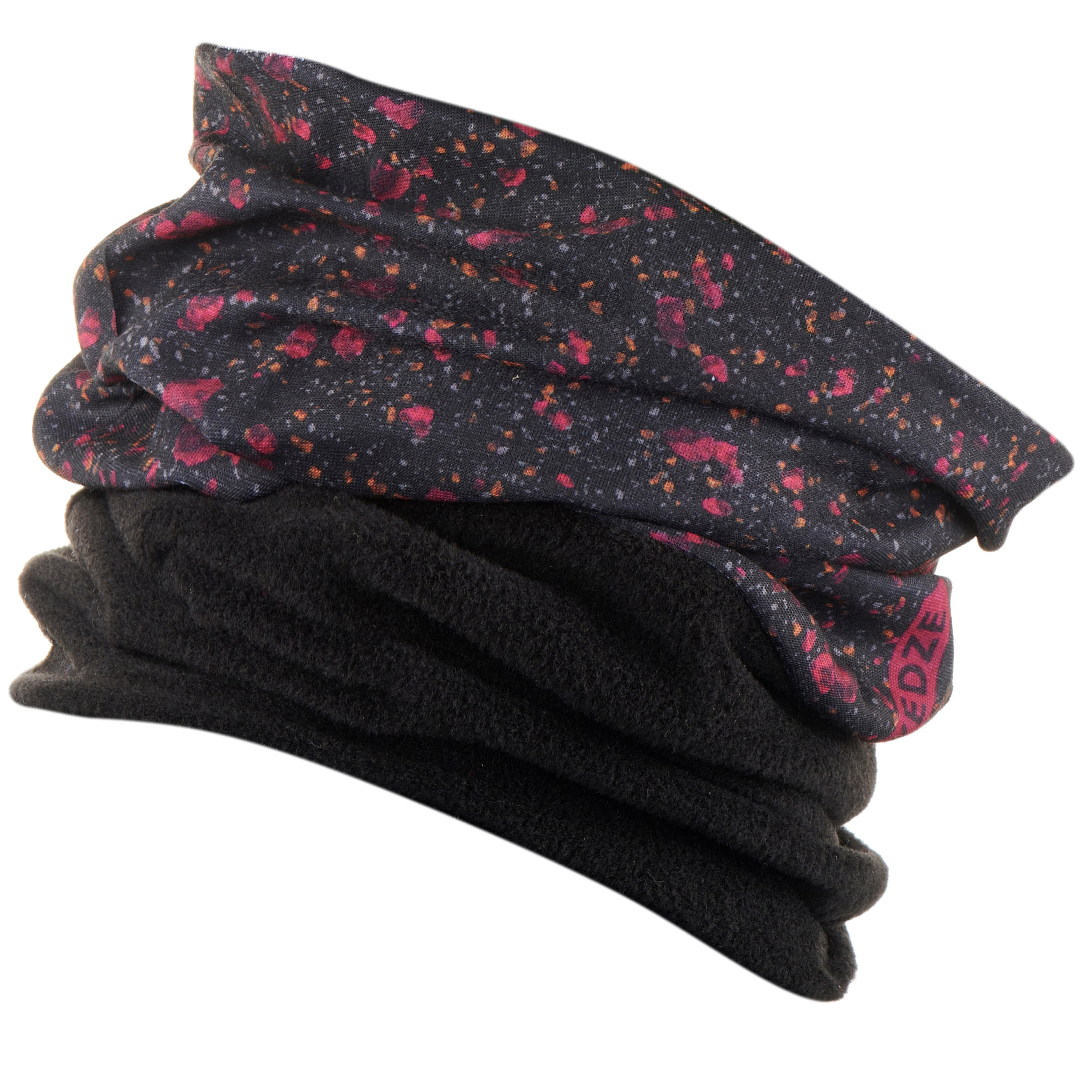 ADULT SKI SNOOD HUG - MINERAL BLACK 6/8