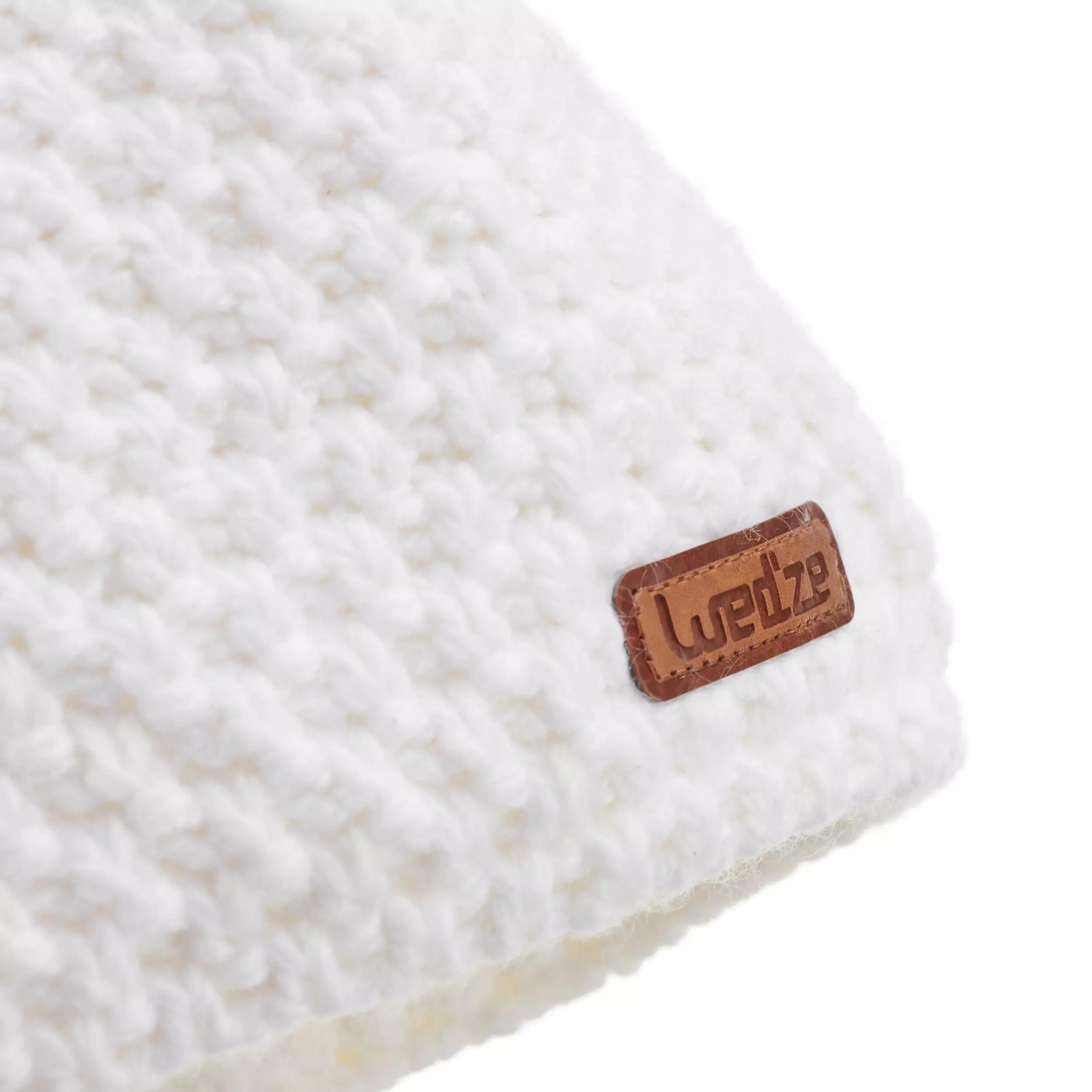 ADULT SKI HAT - TIMELESS - WHITE -  4