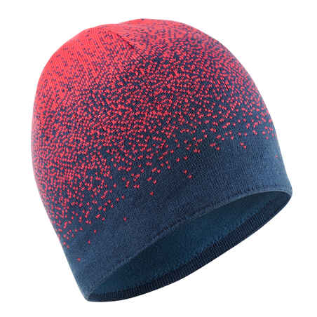 Modra in koralna smučarska kapa MIXUP za odrasle