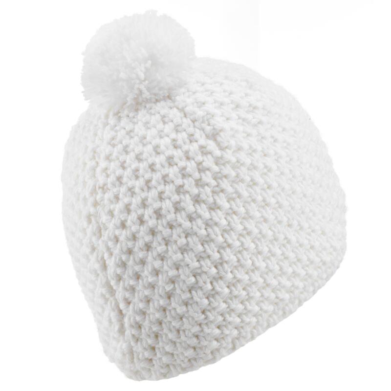 Gorro de invierno Adulto Wedze Timeless blanco