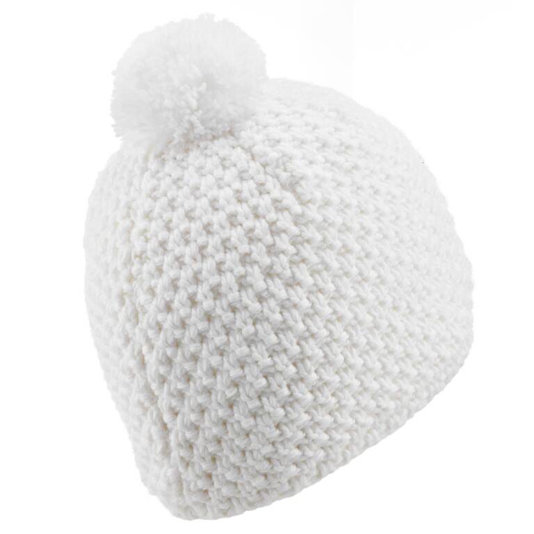 ADULT SKI HAT - TIMELESS - WHITE