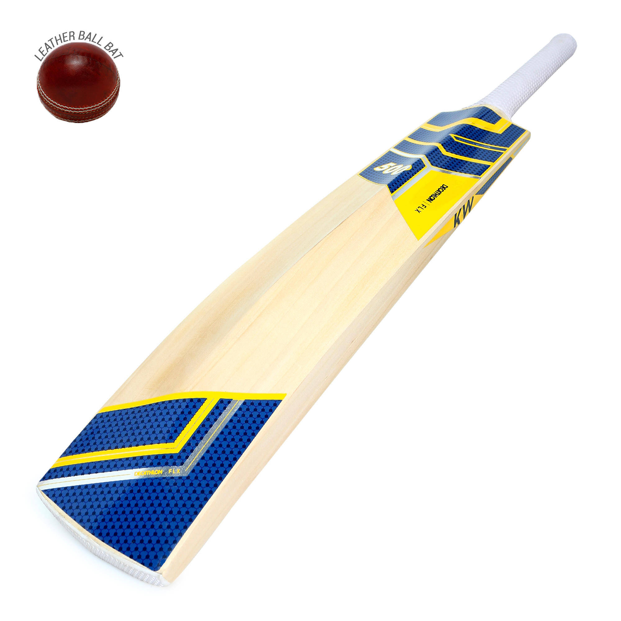 KW500 SIZES SM, SH, KASHMIR WILLOW CRICKET BAT BLUE -  1