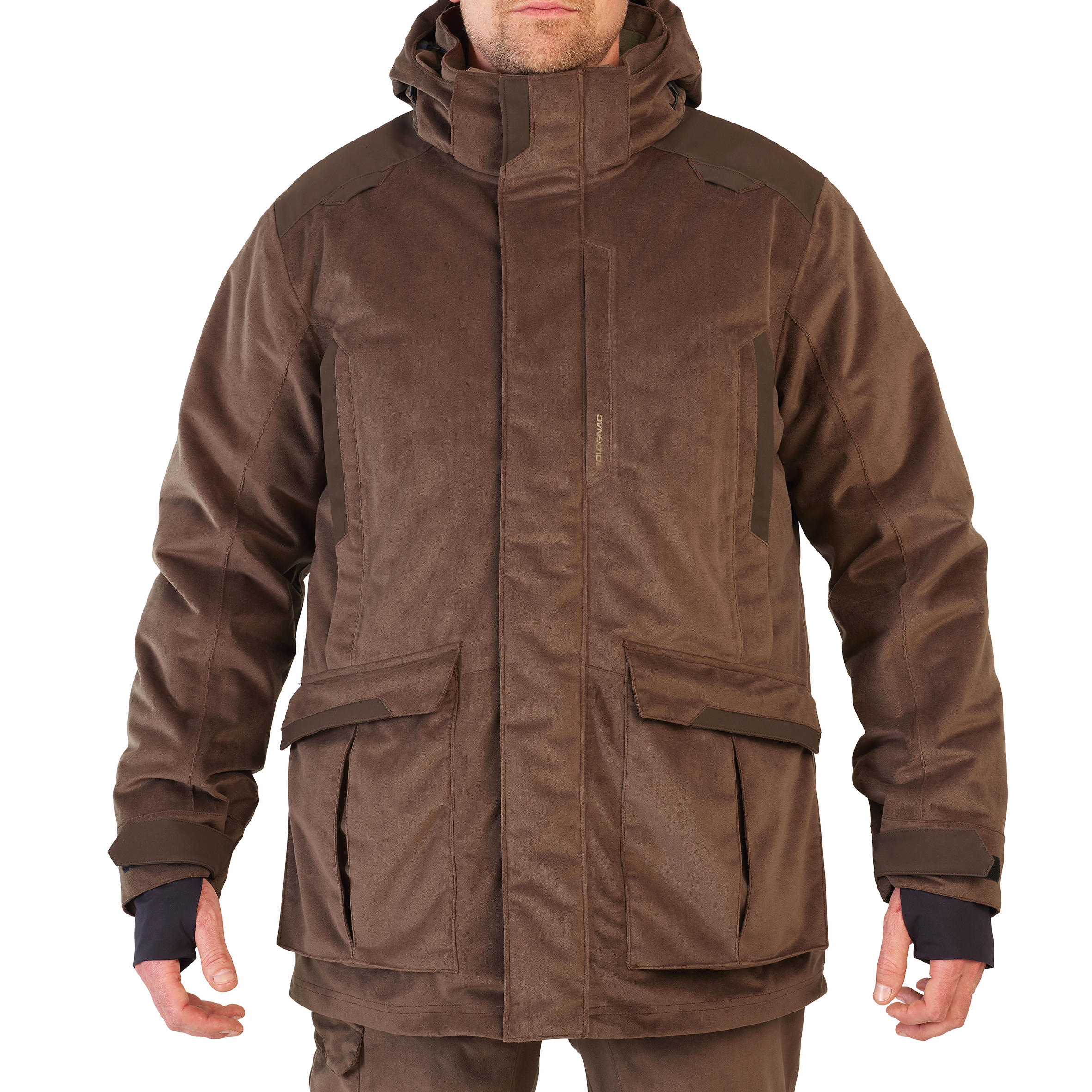 3-in-1 Warm Waterproof Hunting Jacket 900 brown 10/20