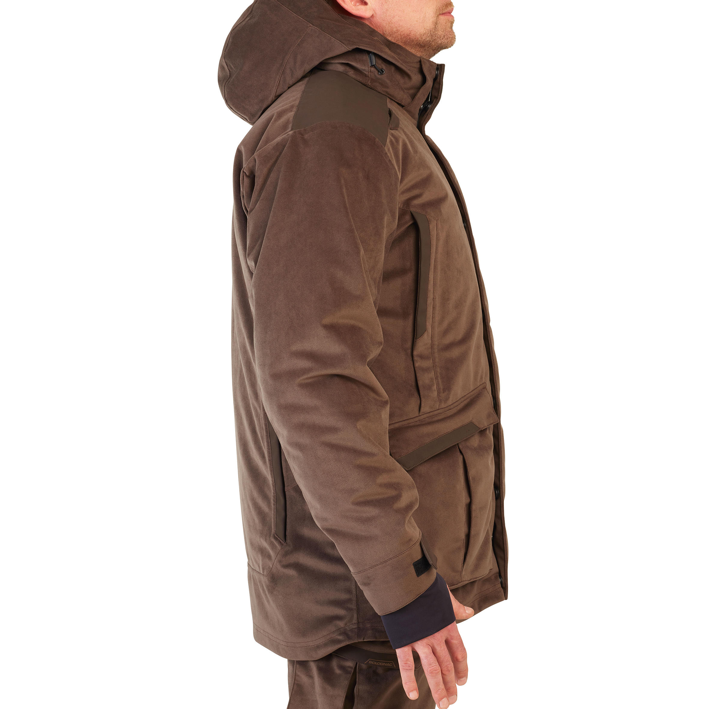 3-in-1 Warm Waterproof Hunting Jacket 900 brown 16/20