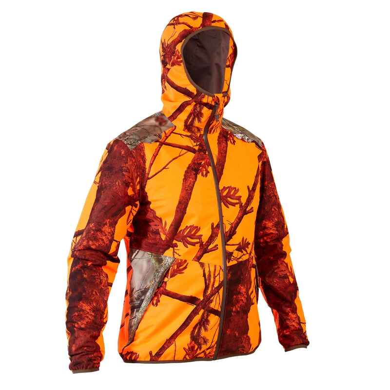 Light Silent Waterproof Hunting Jacket - Orange