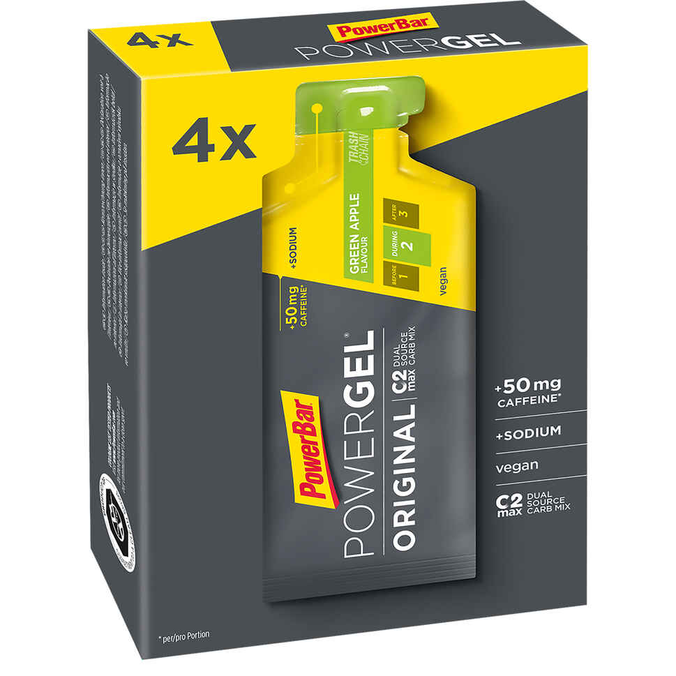 Energy Gel Power Gel Apfel 4 x 41 g POWERBAR DECATHLON