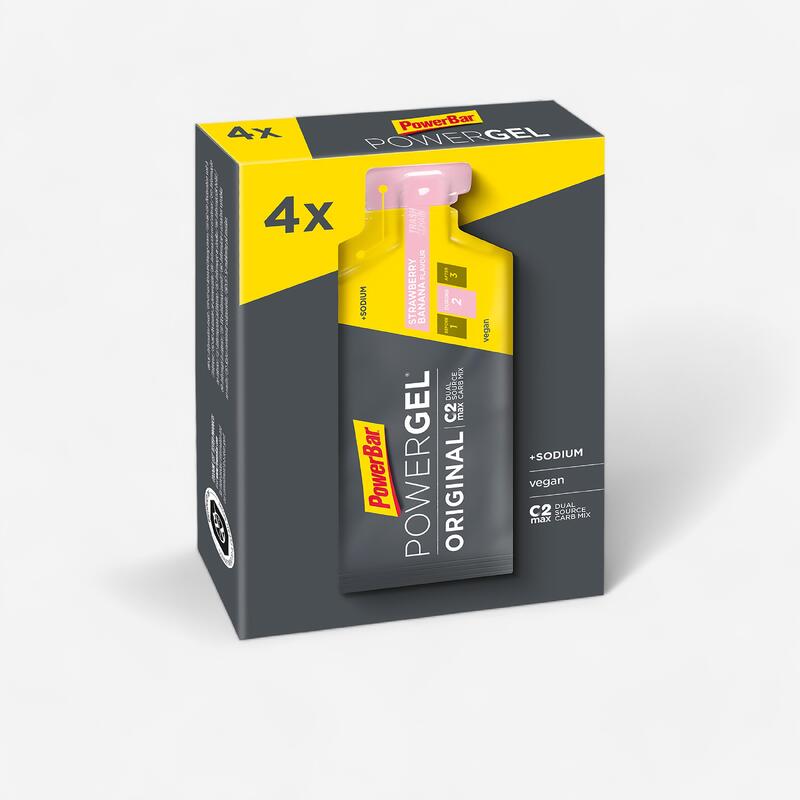 Energygel Powergel Erdbeere/Banane 4 x 41 g