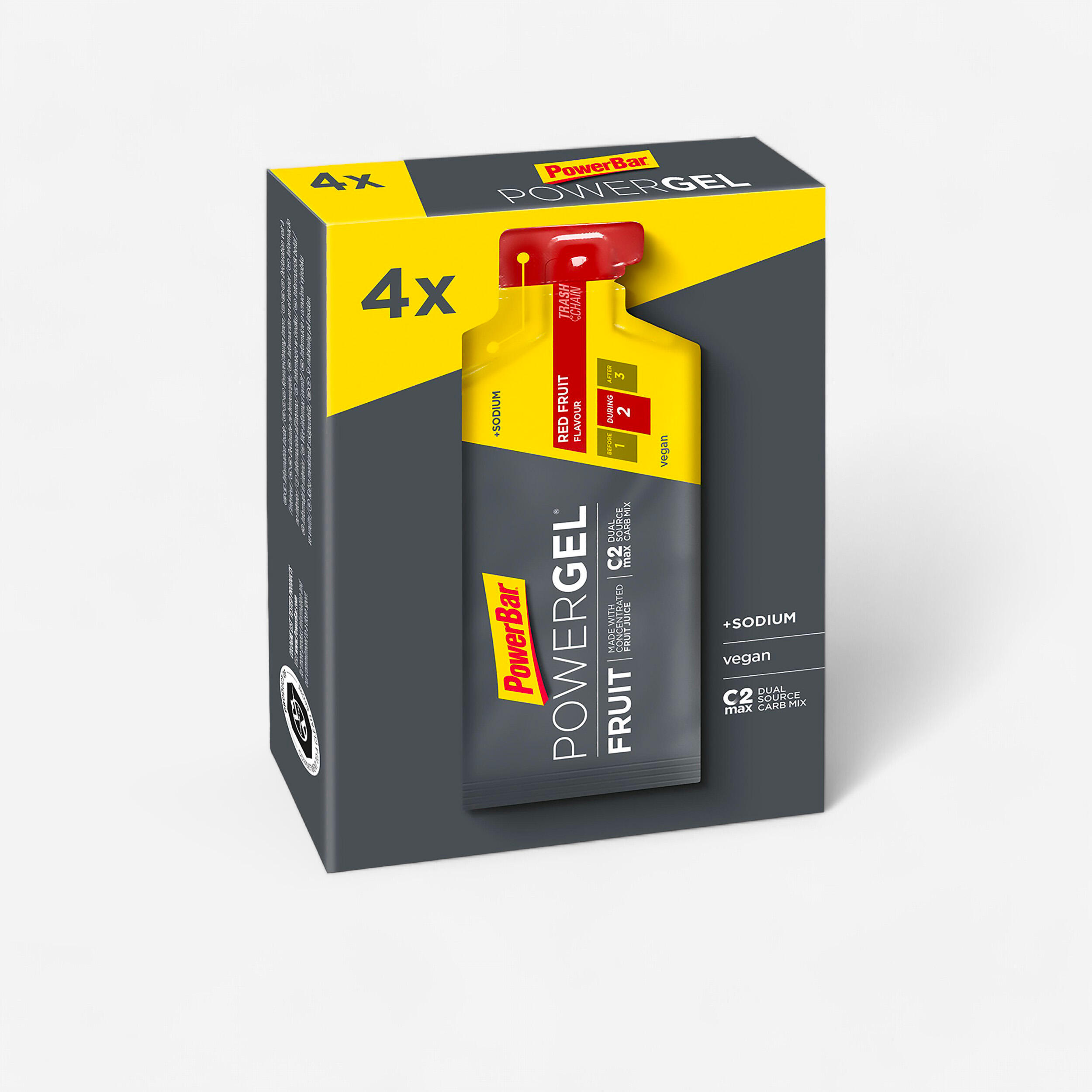 Powerbar Energiegel Power Gel Rode Vruchten 4 X 41 powerbar kopen in de aanbieding