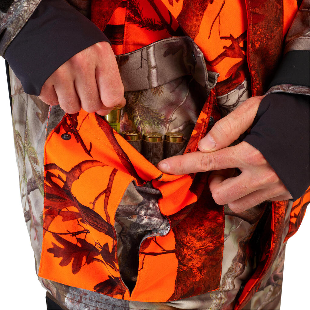 900 3-in-1 Warm Waterproof Jacket - Fluo Camo