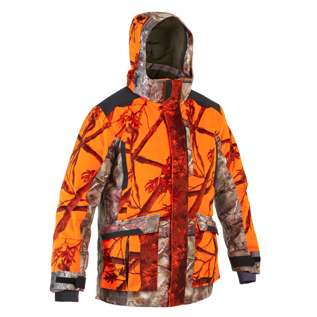 900 3-in-1 Warm Waterproof Jacket - Fluo Camo