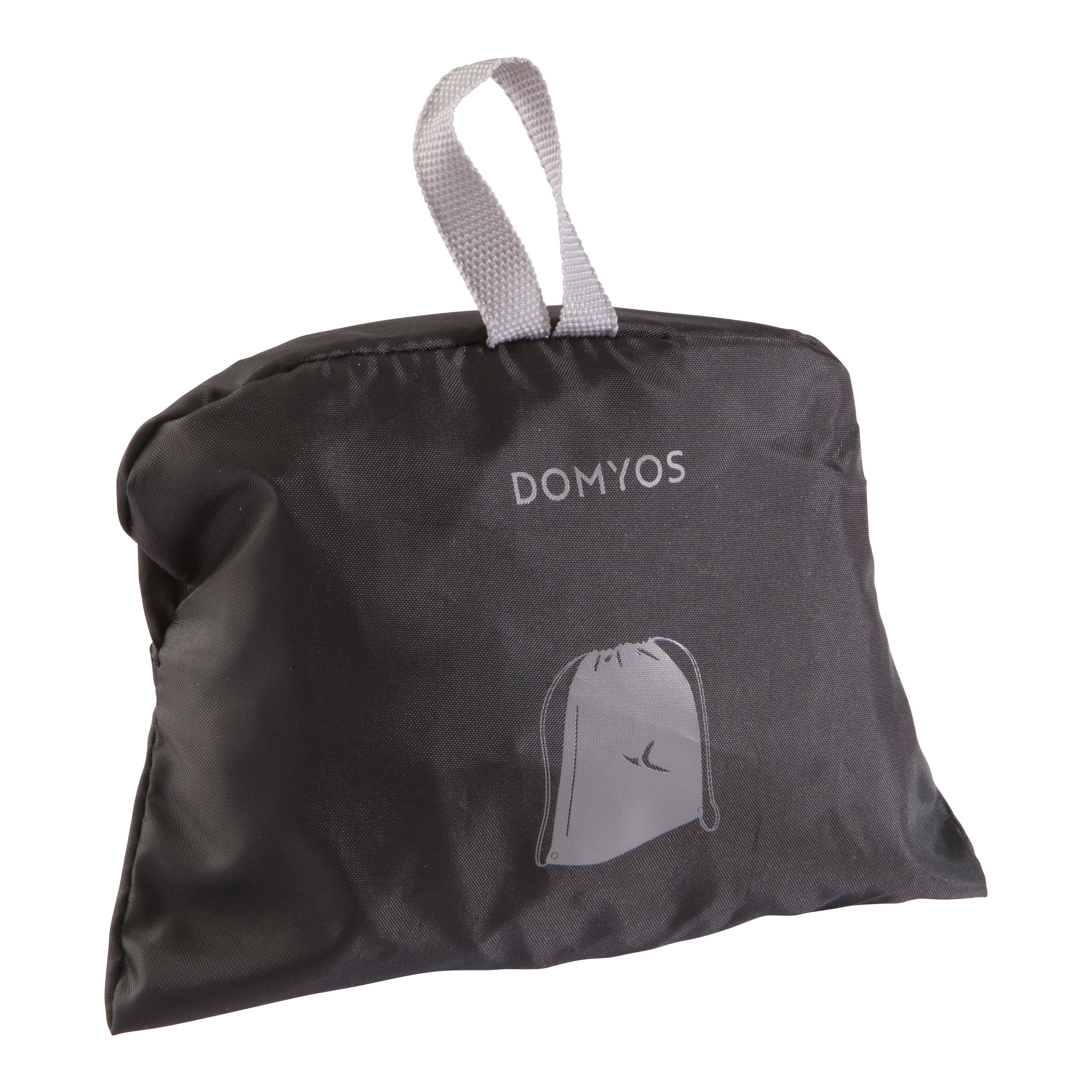 Gym Collapsible Shoe Bag - Black - DOMYOS