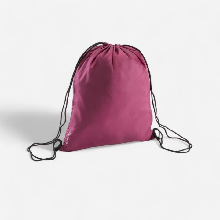 FoldUp Fitness Shoe Bag Dark Purple DOMYOS Decathlon