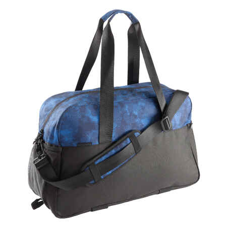 Torba za fitness 30 l plava/crna