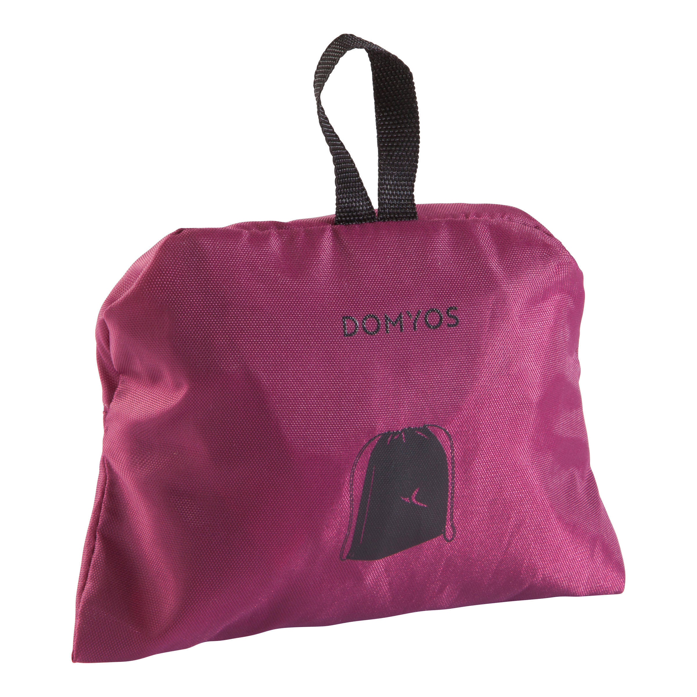 Fold-Down Fitness Shoe Bag - Burgundy 5/5