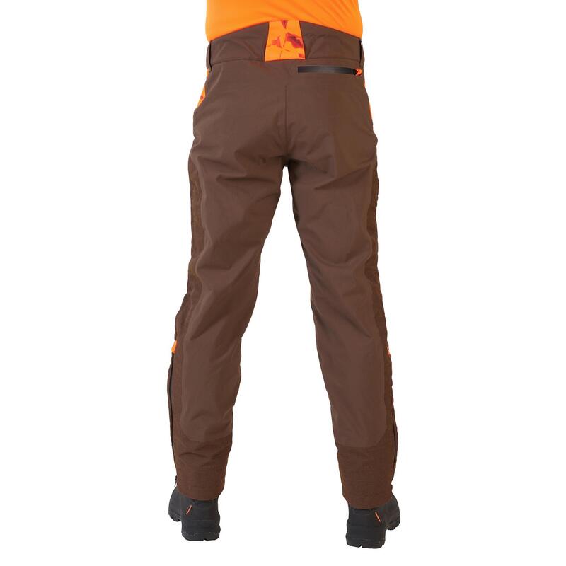 Pantalon De Caza Hombre Solognac Supertrack 900 Impermeable Aramida Resistente