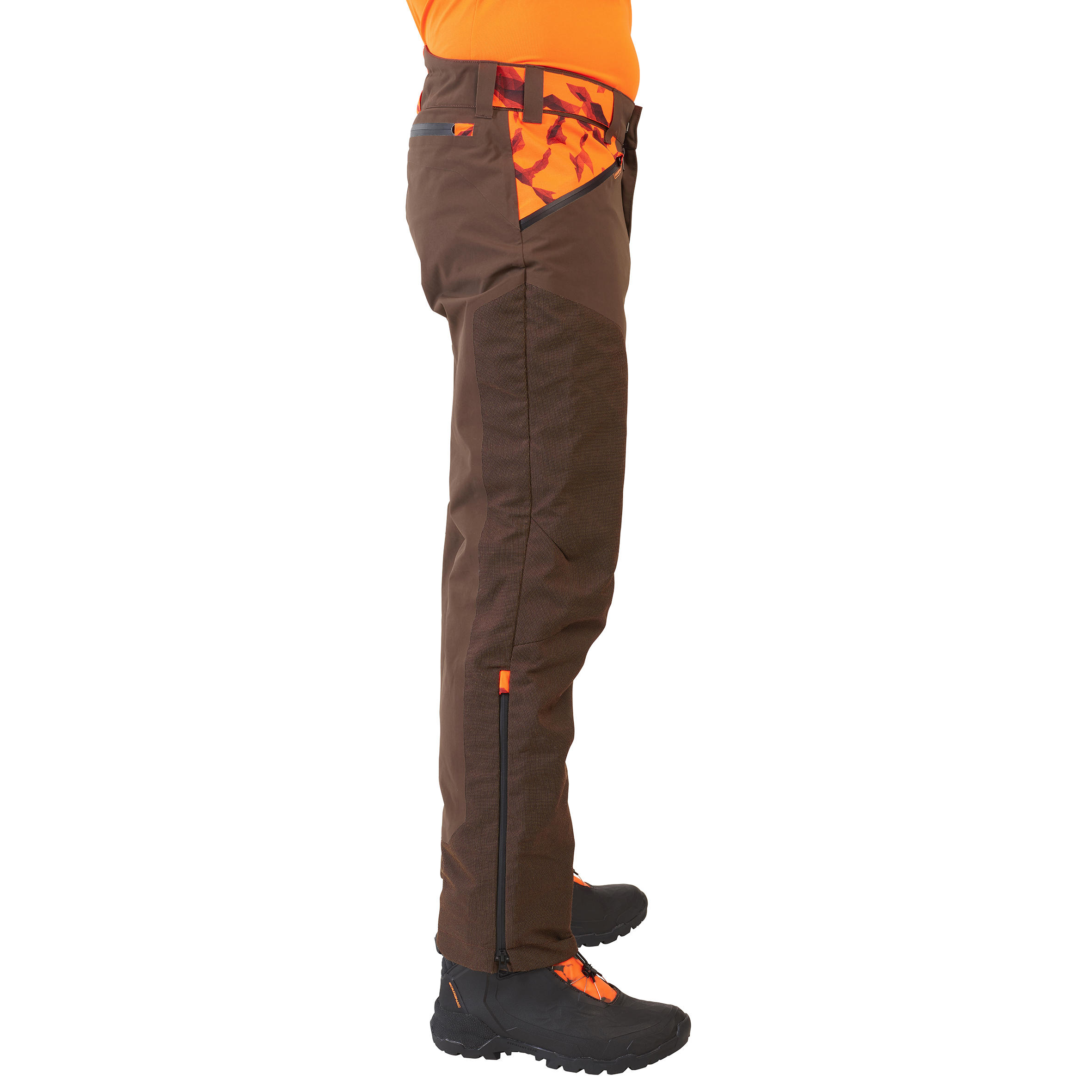 Pantalon De Caza Hombre Solognac Supertrack 900 Impermeable Aramida Resistente 3/7