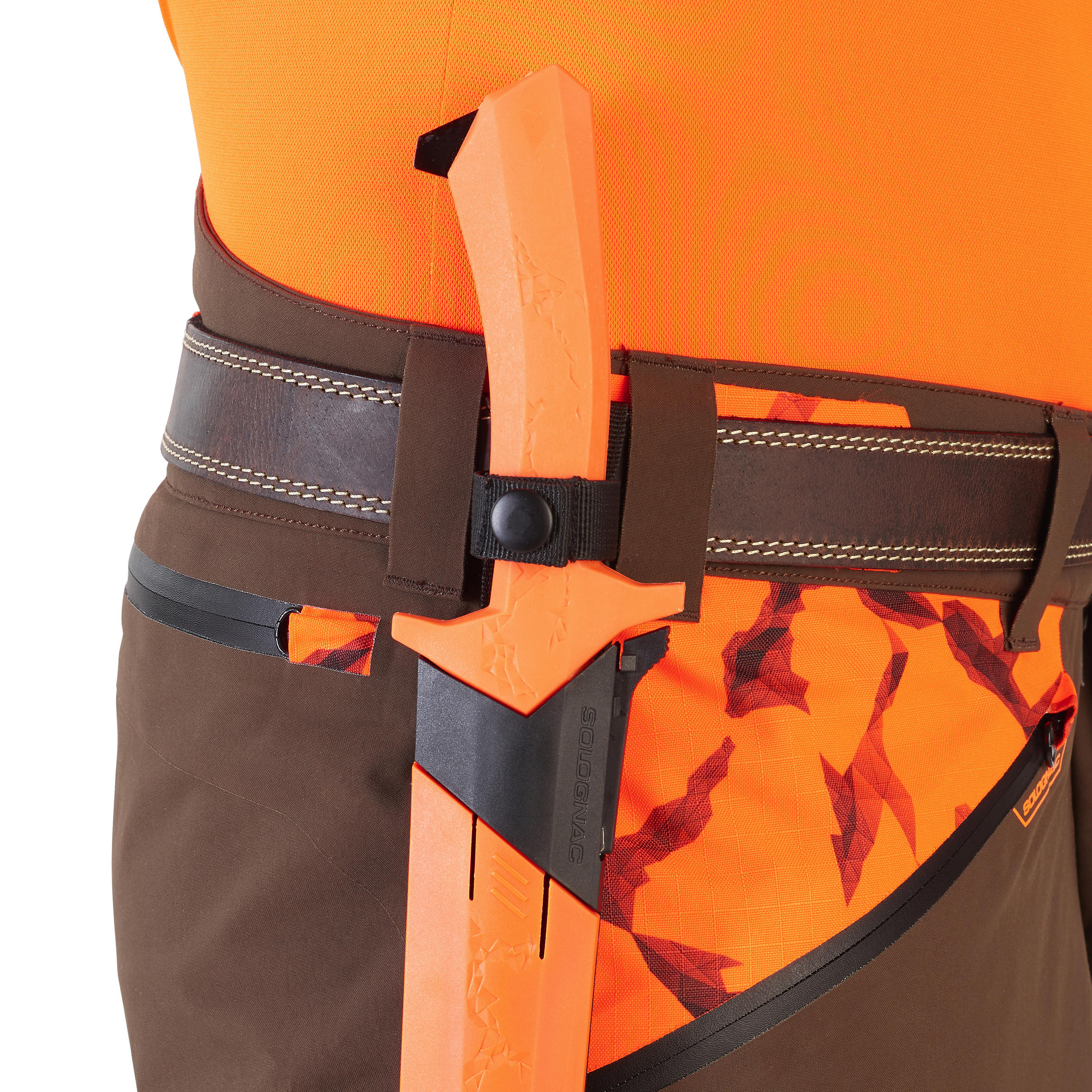 Pantalon De Caza Hombre Solognac Supertrack 900 Impermeable Aramida Resistente 6/7