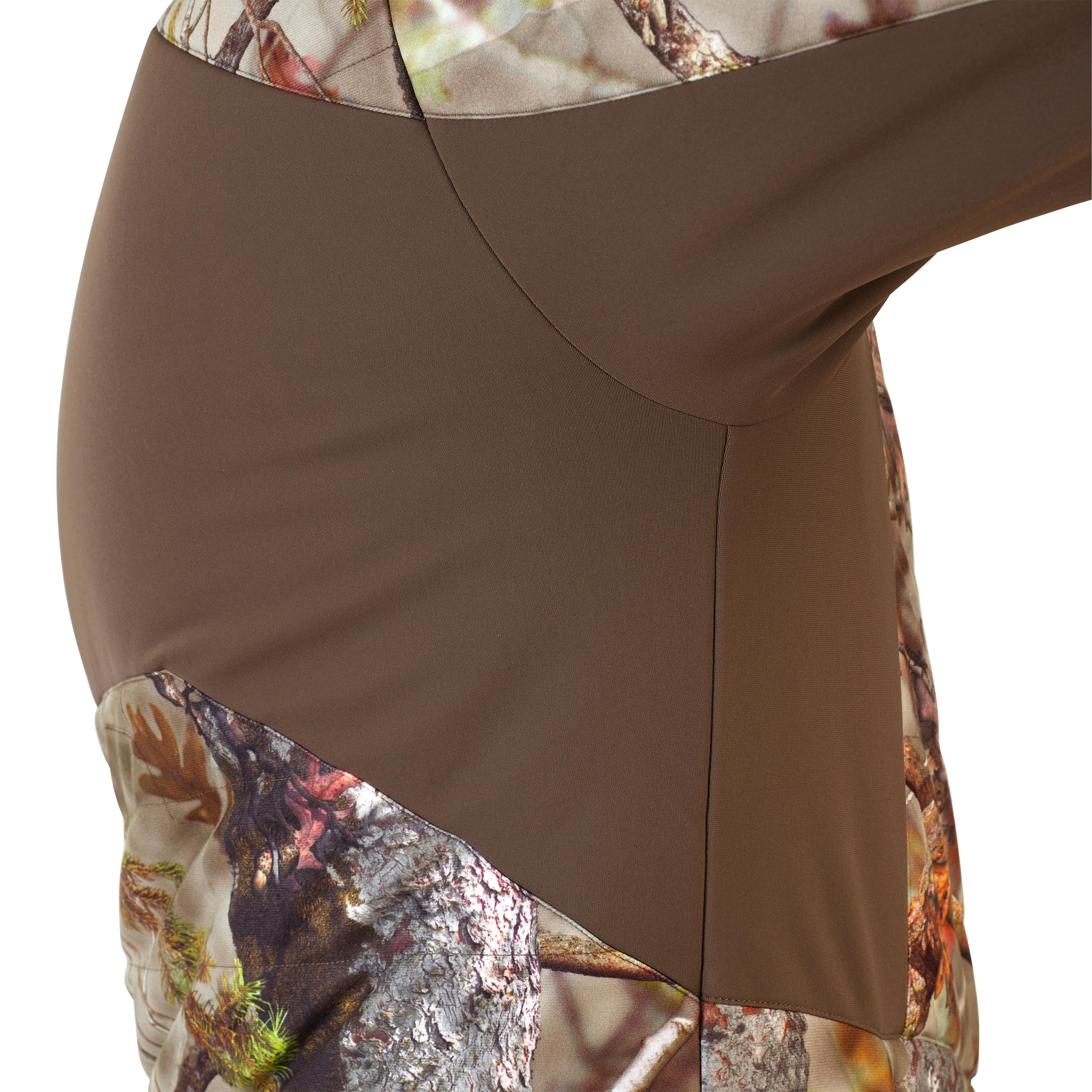 Kurtka myśliwska zimowa SOLOGNAC  3w1 wodoodporna 900 camo fluo 21/32