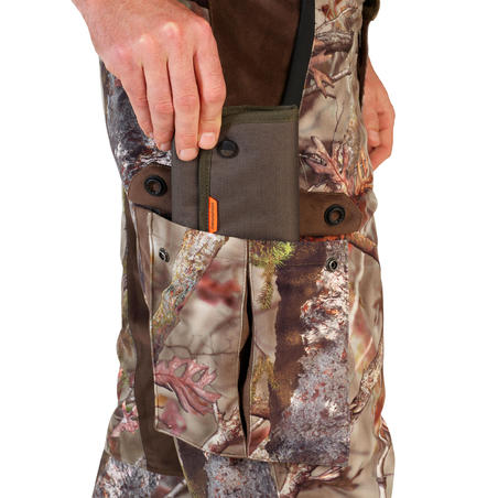 Брюки для охоты камуфляжные утепленные водонепроницаемые 900 SOLOGNAC 