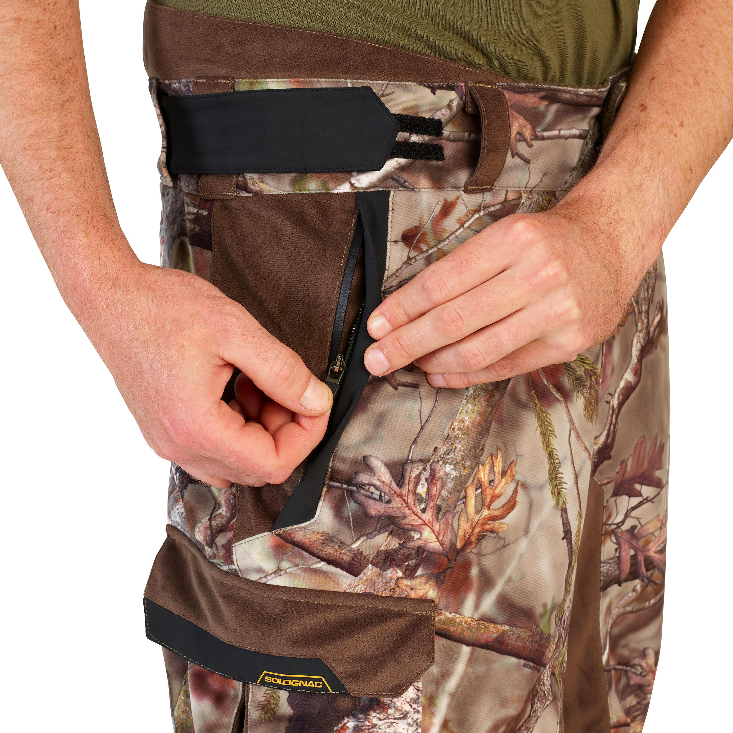 900 Warm Waterproof Trousers - Brown Camo 7/11