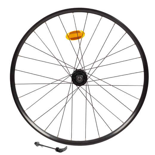 
      ROUE VTT AVANT 29x23c DOUBLE PAROI FREINAGE DISQUE TUBELESS ET QR
  