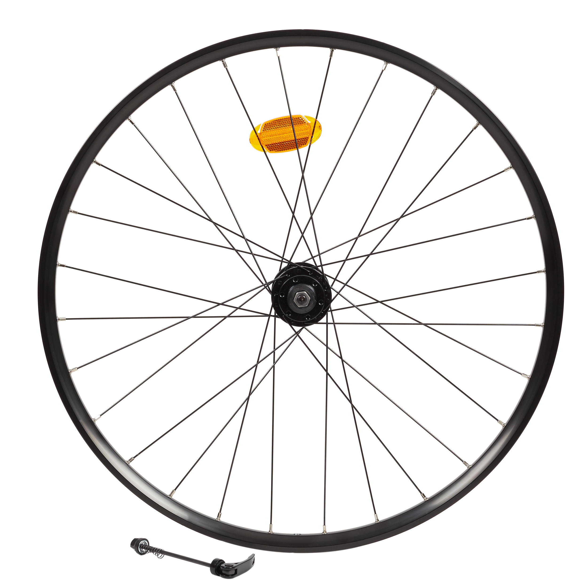 27.5x23c DOUBLE-SIDED DISK AND QR _ TUBELESS COMPATIBLE FRONT MOUNTAIN BIKE WHEEL