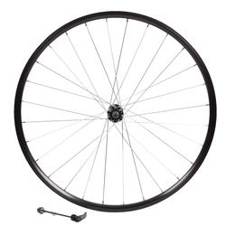 VOORWIEL VOOR MTB 27.5" DUBBELWANDIG QR V-BRAKE ZWART