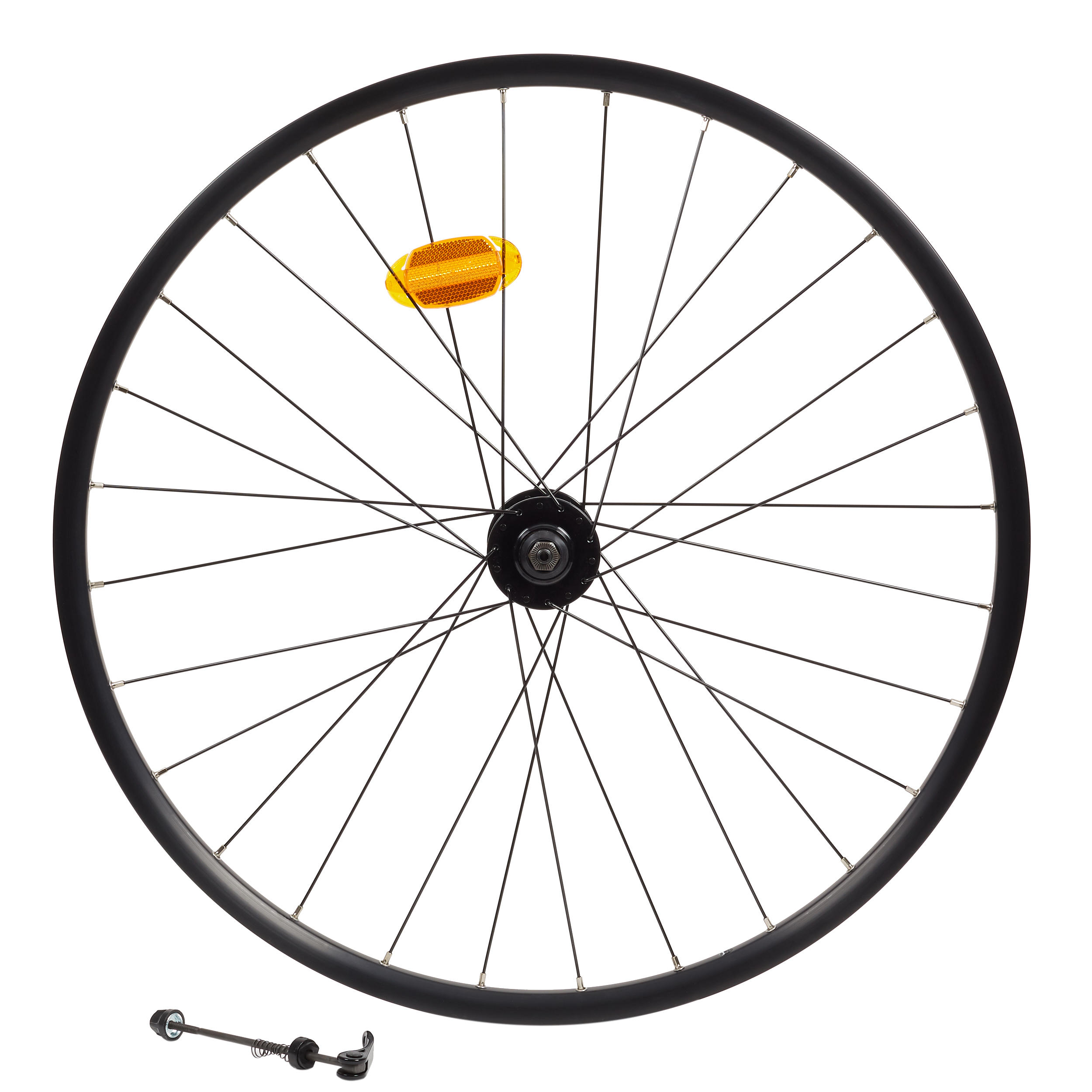 Koło do roweru MTB 27,5 X23C Rockrider przednie dwukomorowe, do tarczy, QR