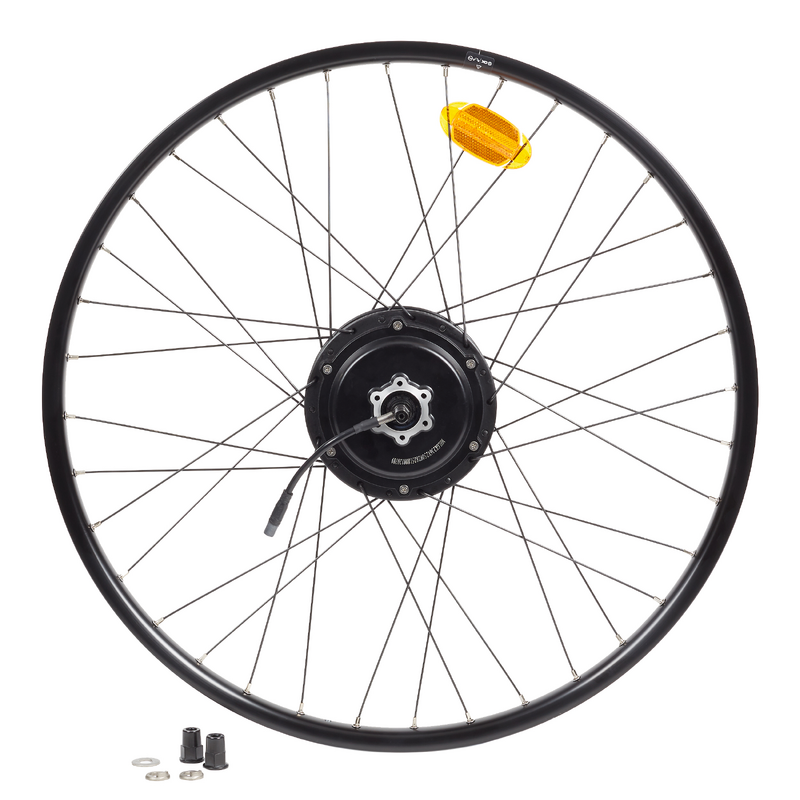 ROUE VTT ARRIERE 27 5 E ST 100 MOTORISEE FREINAGE DISQUE A CASSETTE ET ECROU pour les clubs et collectivites Decathlon Pro