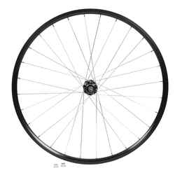 Mountain Bike Wheel 27.5" Rear Double-Wall Rim V-brake Freewheel - Black