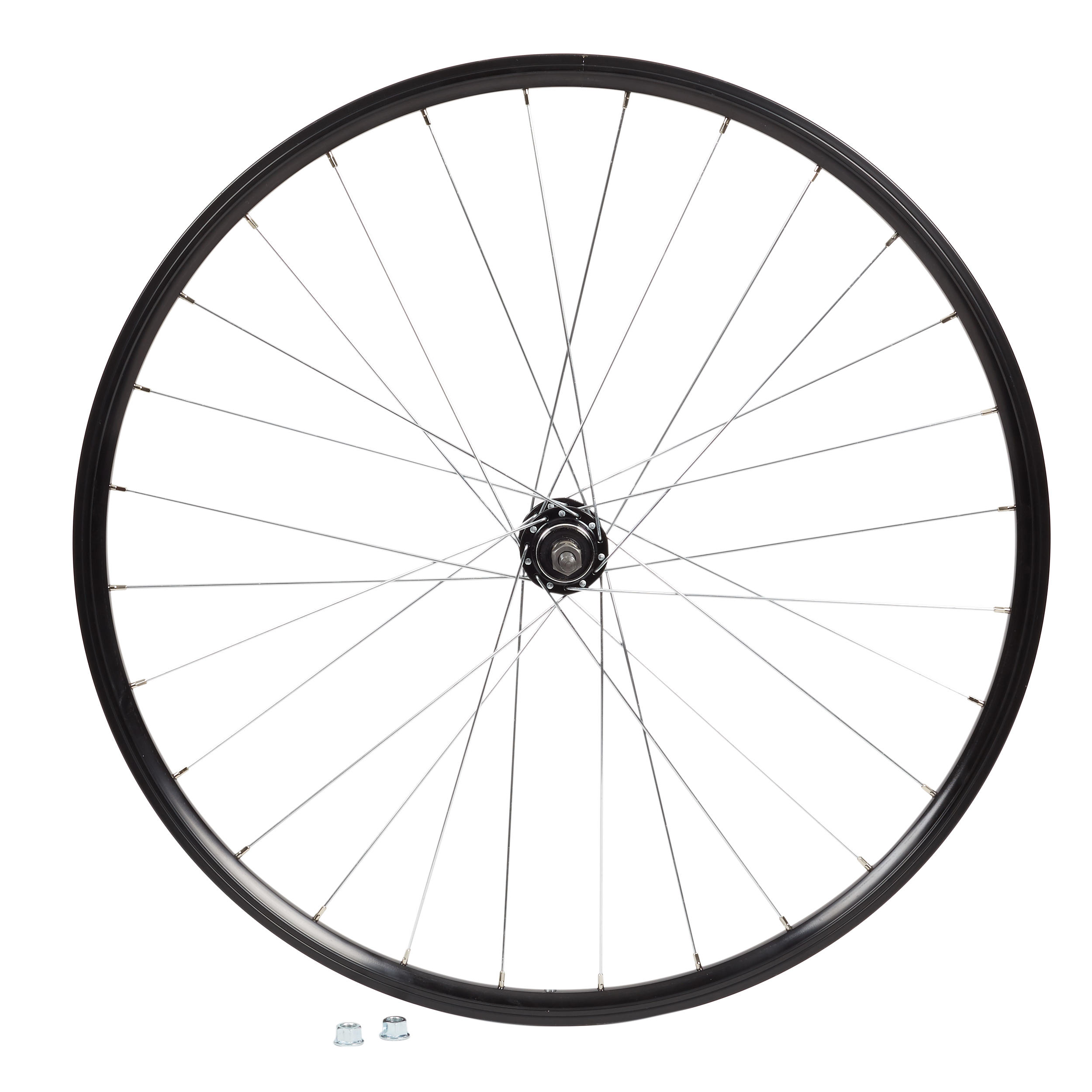 27.5" Double-Walled V-Brake Mountain Bike Rear Wheel with Freewheel and Nut 1/3