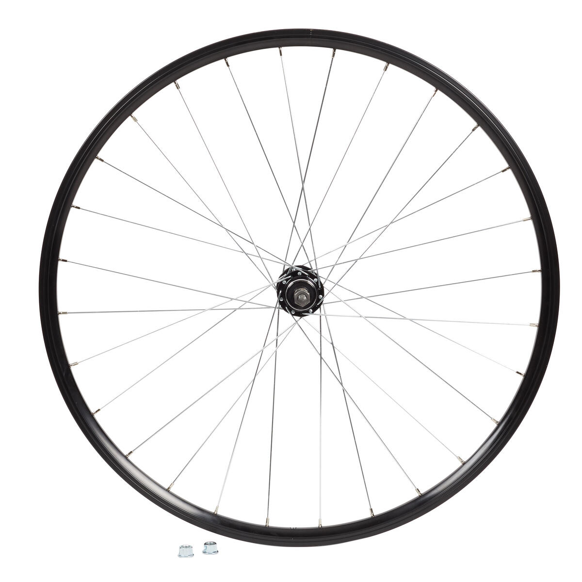 ROUE VTT ARRIÈRE 27,5" DOUBLE PAROI  FREINAGE V-BRAKE A ROUE LIBRE ET ECROU