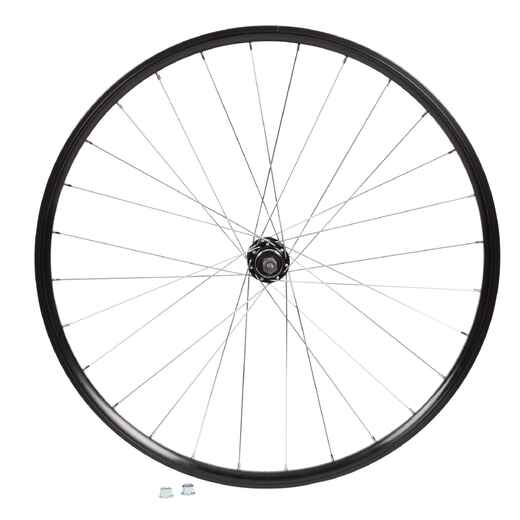 
      Zadné koleso na MTB 27,5" dvojstenný ráfik, brzdy V-Brake
  