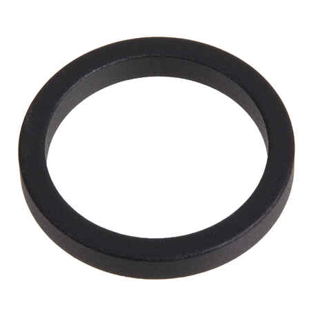 1-1/8" 5 mm Headset Polypropylene Spacer - 36 mm External Diameter - Black