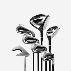 ADULT GOLF KIT 7 CLUBS RIGHT HANDED GRAPHITE SIZE 2 - INESIS 100