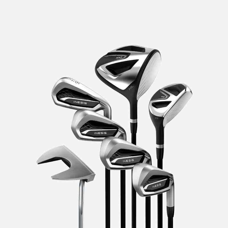 Golfschläger Set 100 (7 Schläger) - rechtshand Graphit Größe 2