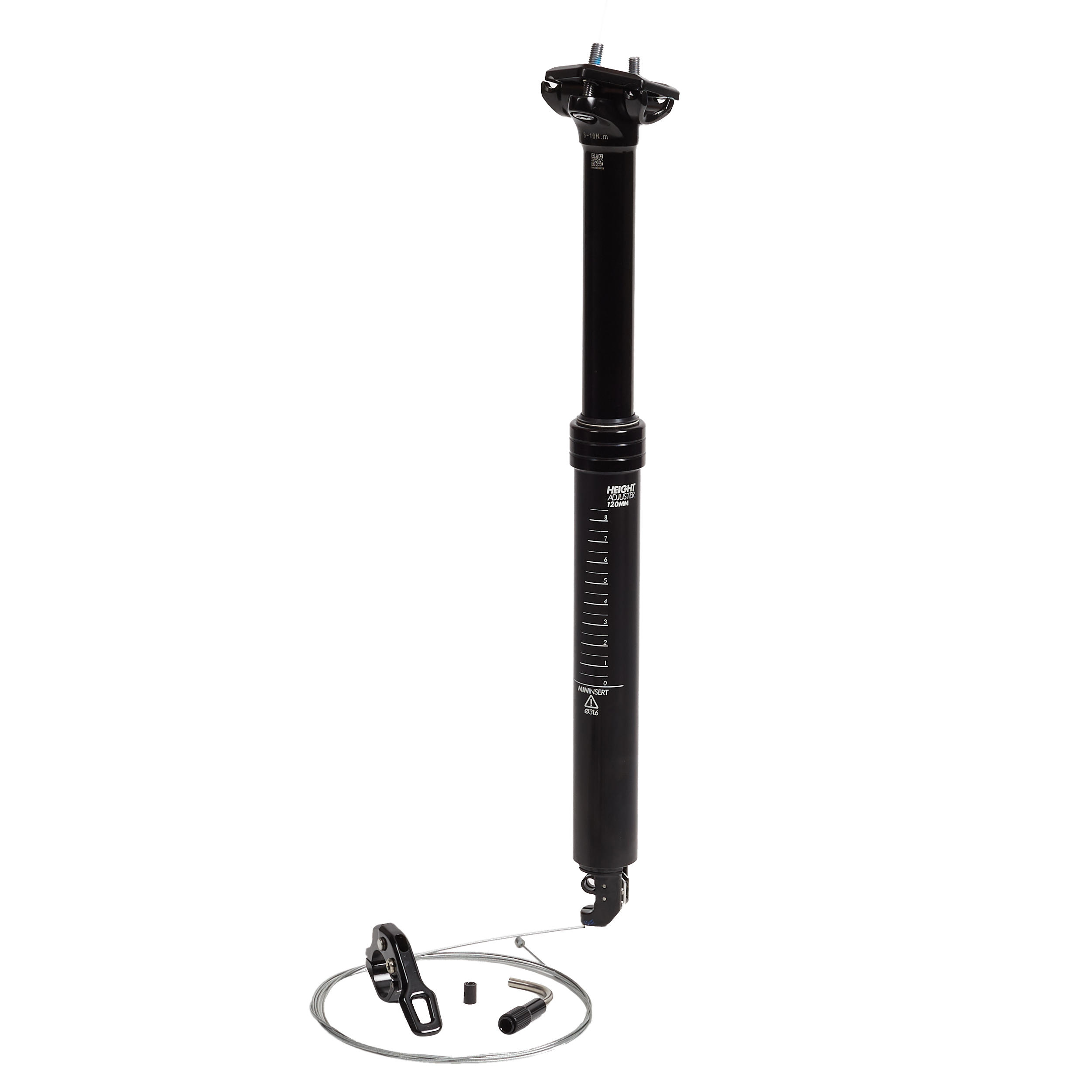 TELESCOPISCHE ZADELPEN 31.6 400 MM VEERWEG 120 MM STUURHENDEL 1/2